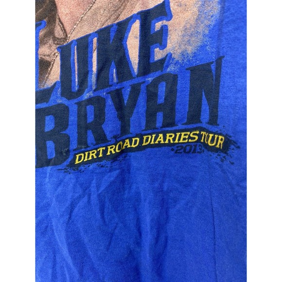 Gildan | Tops | Luke Bryan Dirt Road Diaries Tour Shirt Blue XL - Picture 9 of 15